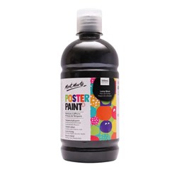 MONT MARTE POSTER PAINT 500ml - Lamp Black